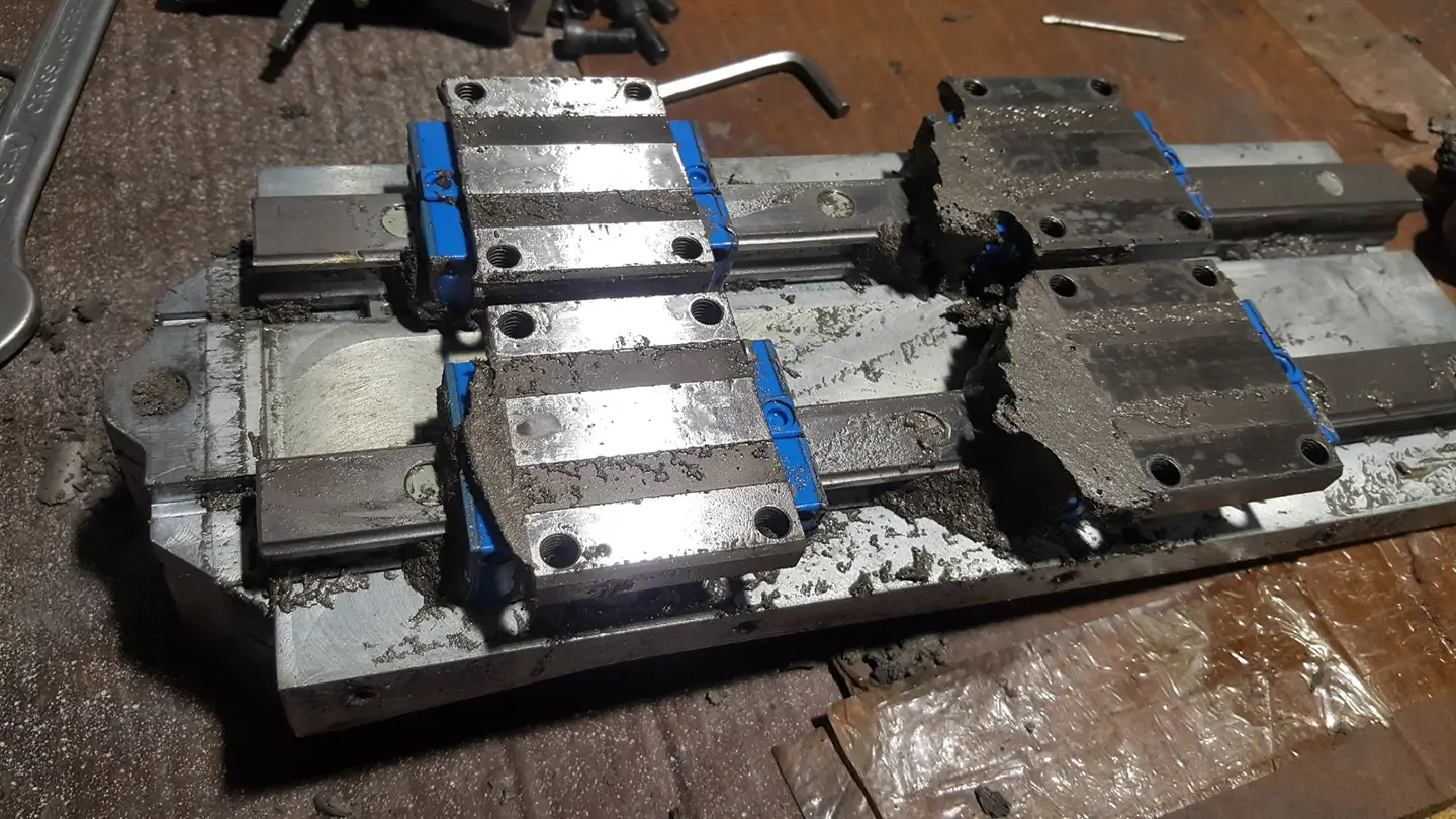 Reparación y Cambio de Guias Torno CNC